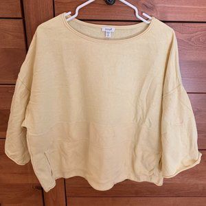 J Jill boxy cotton-cashmere sweater